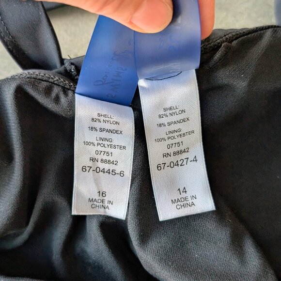 Swimsuits For All Black Bikini Set Swimsuit size 14/16 - Picture 8 of 9